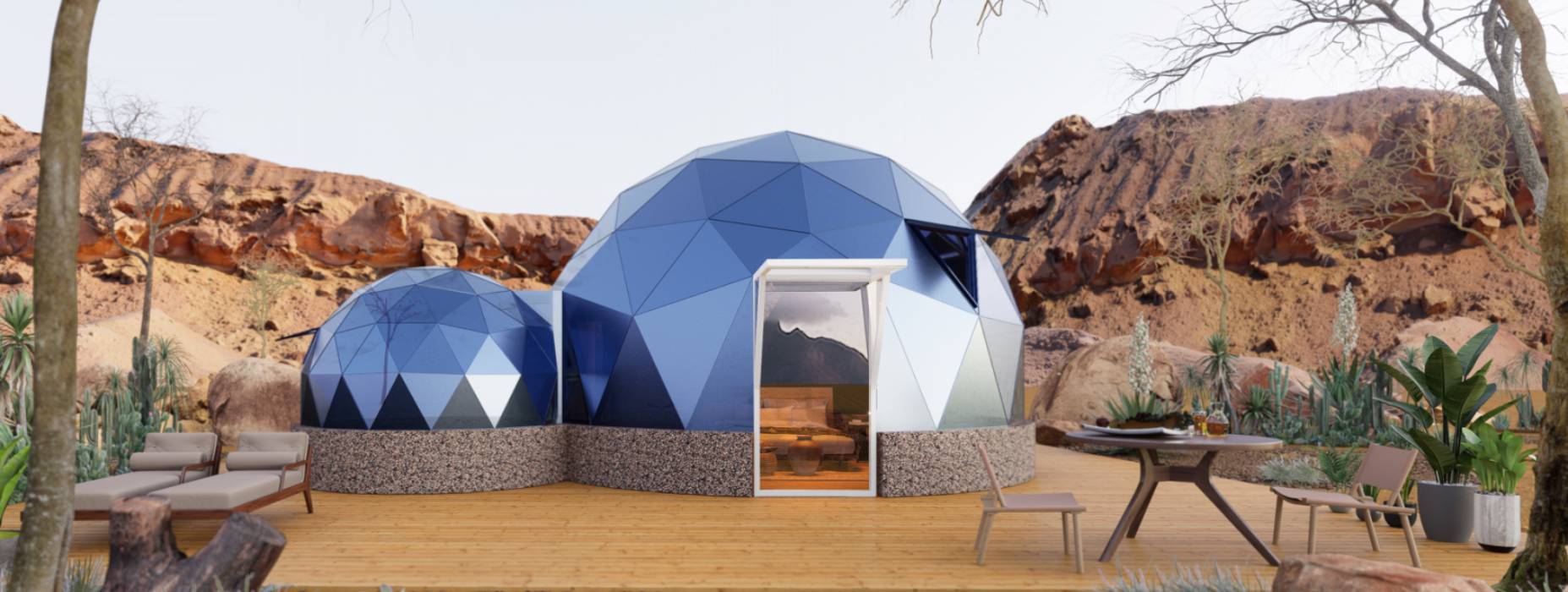 永寿县球形智能光伏玻璃星空房